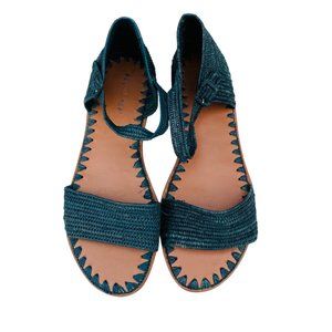 Raffia Sandal in Forest 39 EU